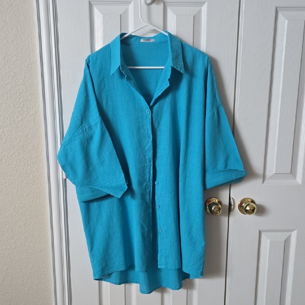 Zeagoo Turquoise Swim Coverup